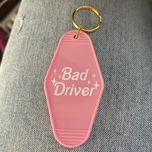 Bad Driver Motel Keychain
